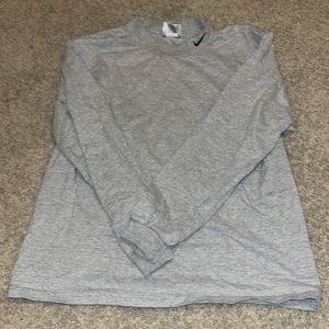 Gray Nike along Sleeve
